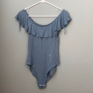 Off the shoulder body suit